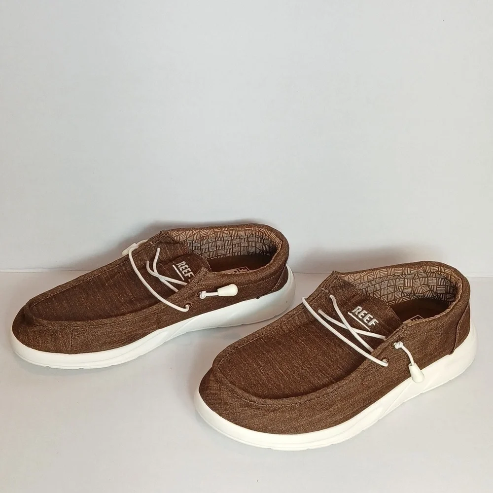 Reef Men's Cushion Coast Lightweight brown Loafer Men's Shoes size 9